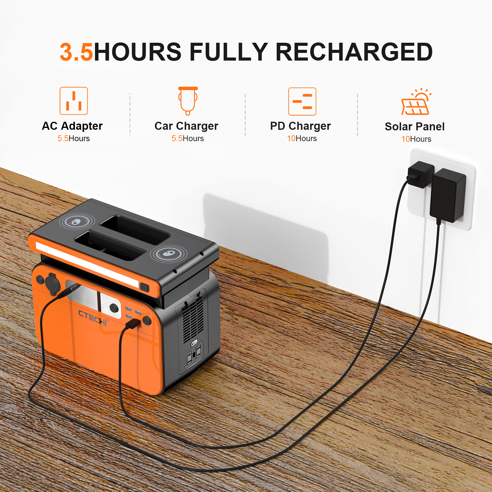 CTECHi 500W Przenośny Generato – Ups Power Supply Outdoor recenzja i cena